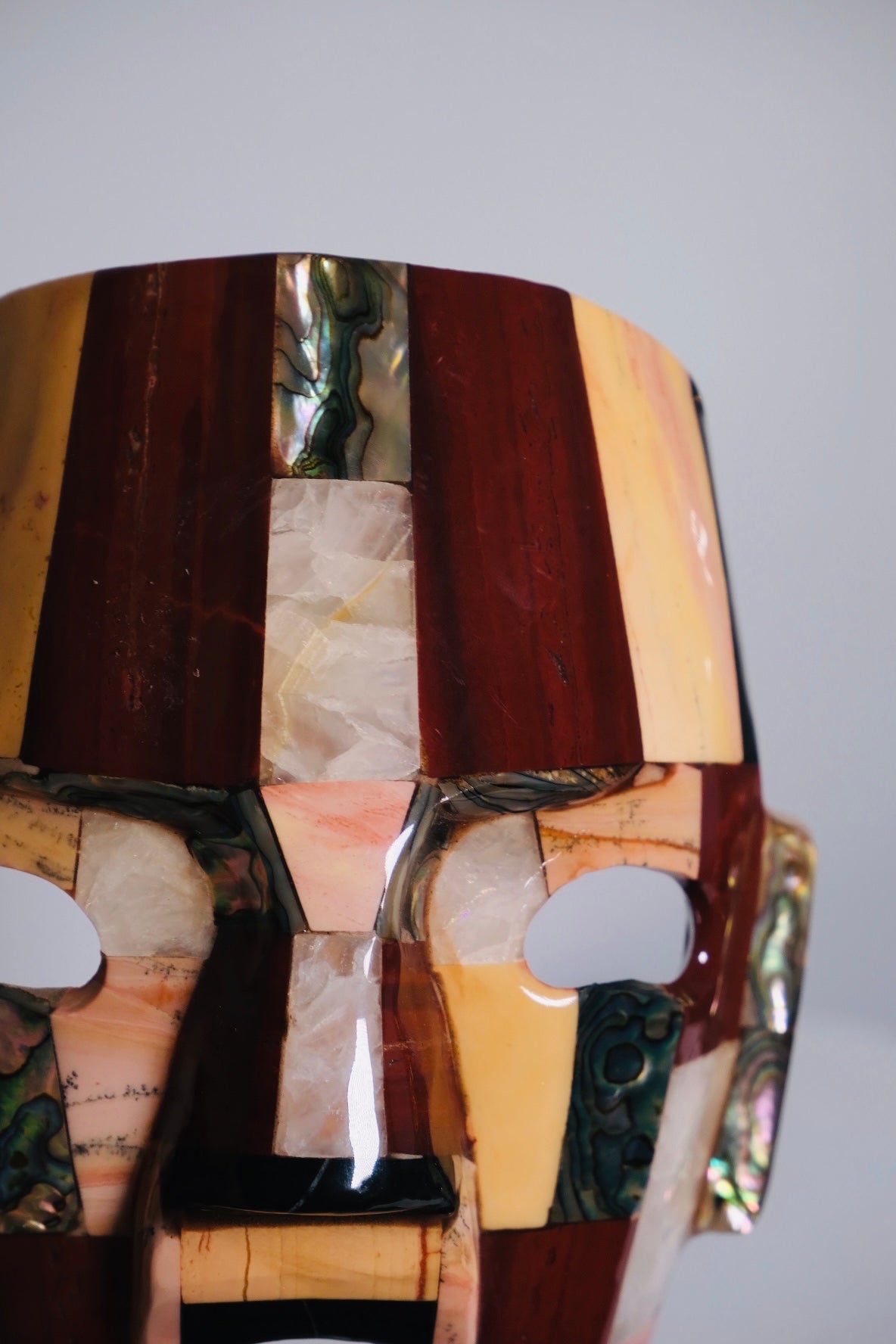 Aztec Mother of Pearl Death Mask (Vintage)