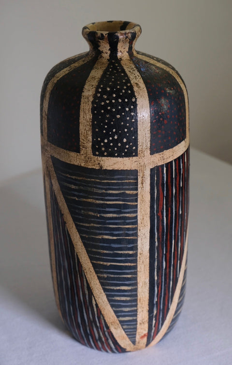Hand Painted Tribal Vase (Amerikkka version)