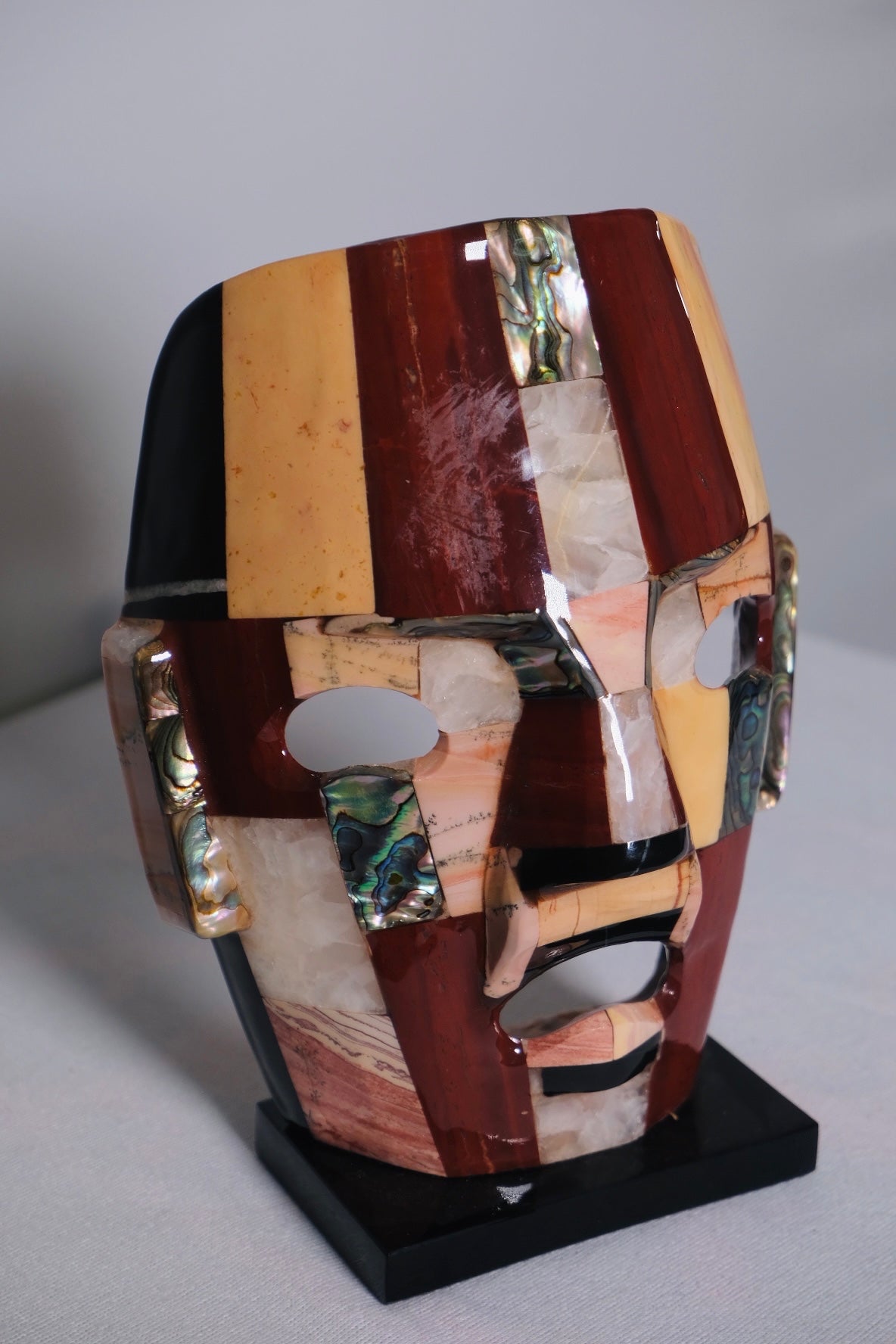Aztec Mother of Pearl Death Mask (Vintage)