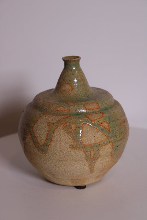 Signed Small Studio Pottery Bud Vase | Vintage Ceramic Vase