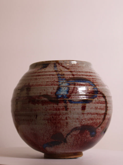 Abstract Expressionist Studio Pottery Bowl