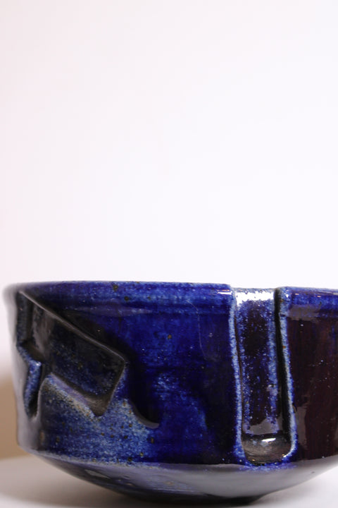 Blue Cobalt Studio Pottery Bowl