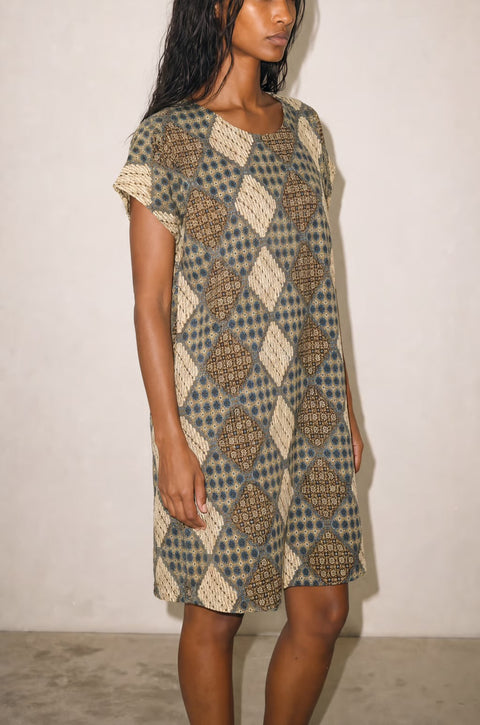 Vintage African Print Tunic