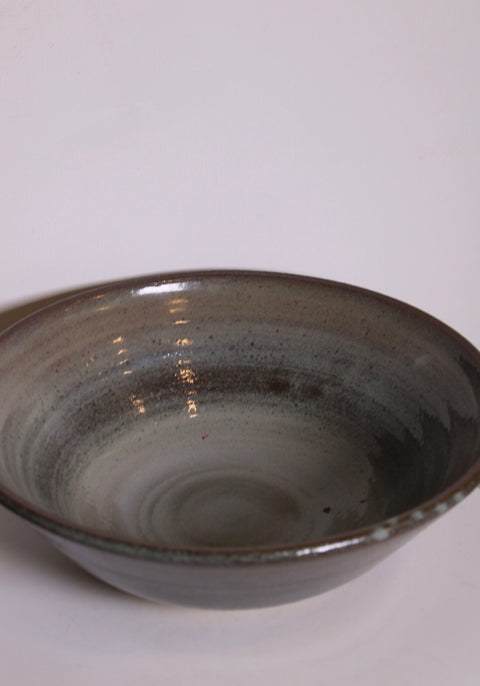 Vintage Studio Pottery Serving Bowl Handmade Stoneware