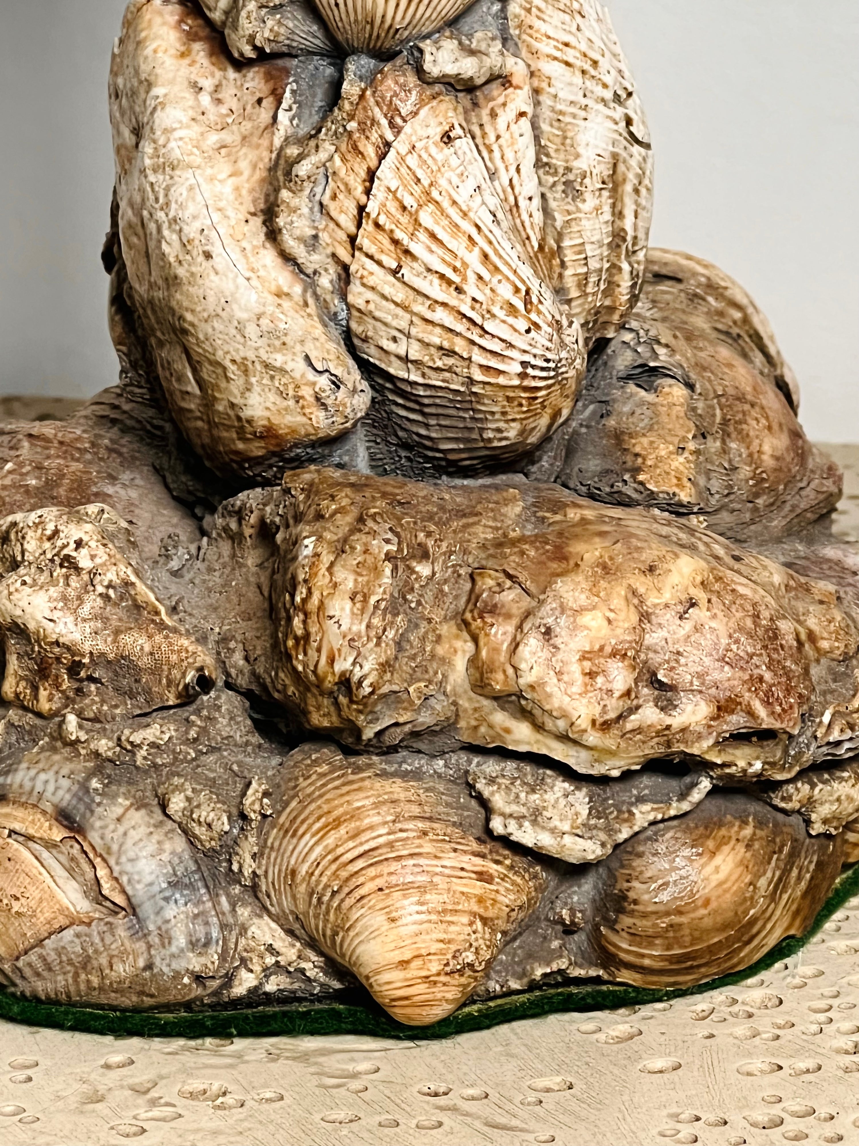 Shell Encrusted Candlesticks (Vintage)