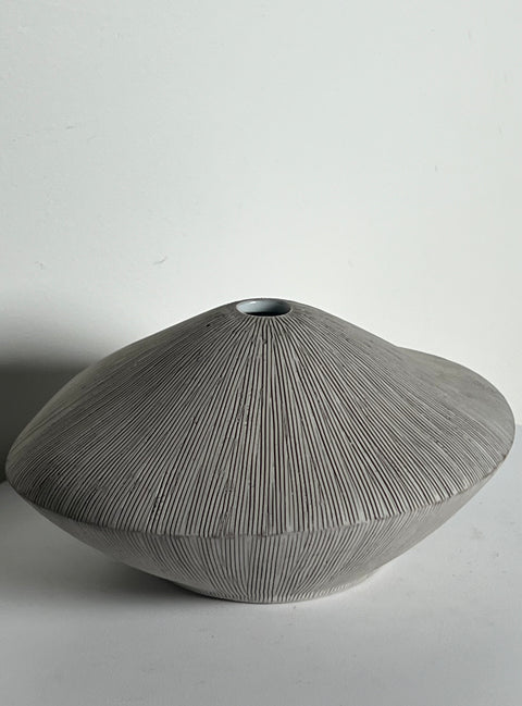 Sea Urchin Grey Bud Vase