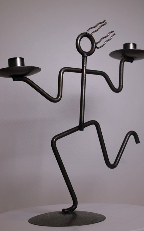 Kokopeli Candelabra