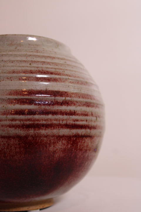 Abstract Expressionist Studio Pottery Bowl