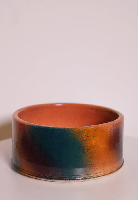 Sunset Teal Gradient Studio Bowl
