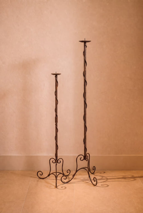Vintage Wrought Iron Torches