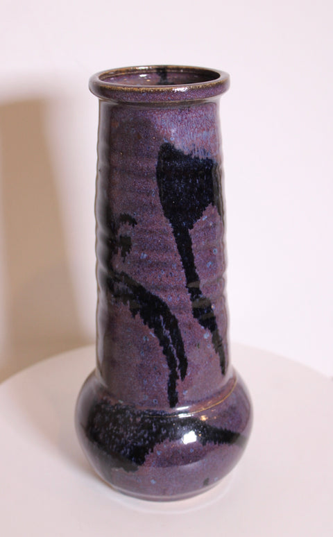 Daniel Tubbs Purple Black Studio Vase 2001