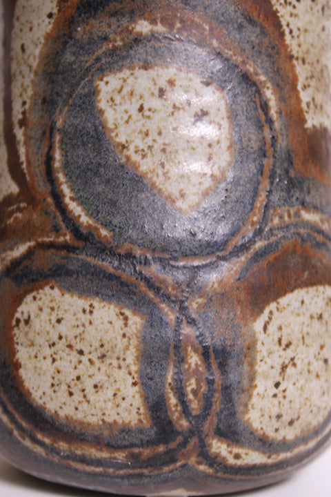 Abstract Mid Century Style Studio Pottery Vase