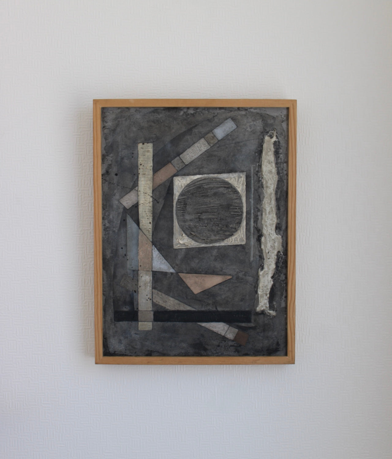 Angela Dickerson Gray Construct Original Framed Artwork