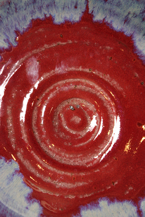 Crystalline Spiral Art Charger