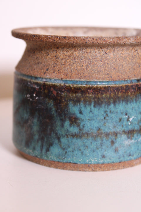 Signed Mid-Century Studio Pottery Stoneware Vessel