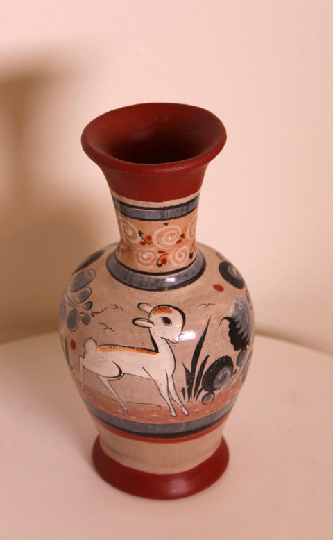 Tonalá Deer Motif Vase