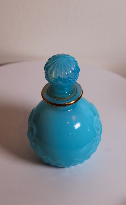 Avon Bristol Blue Imperial Garden Cologne Decanter