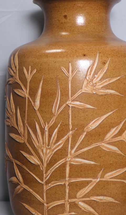 Pair of MCM Stoneware Warm Table Lamps