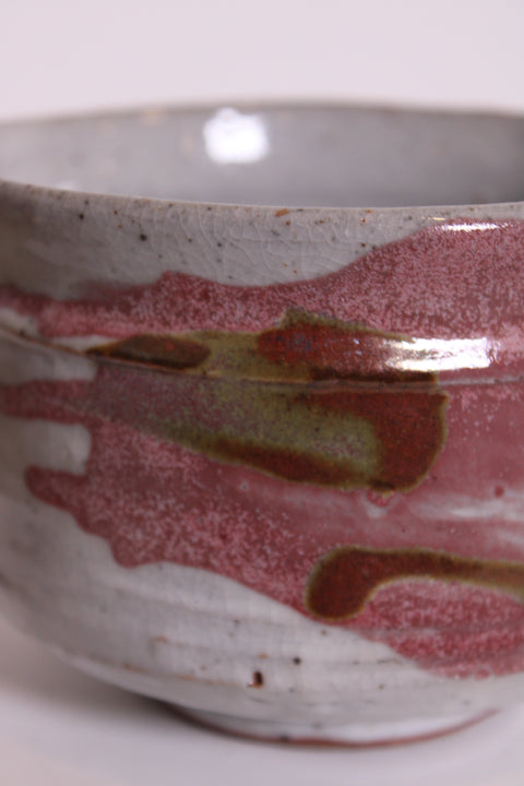 Shino Glazed Studio Pottery Bowl | Hand-Thrown Ceramic