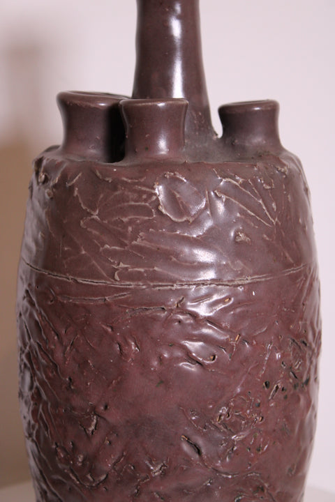 Brutalist Multi Neck Studio Vessel Marked