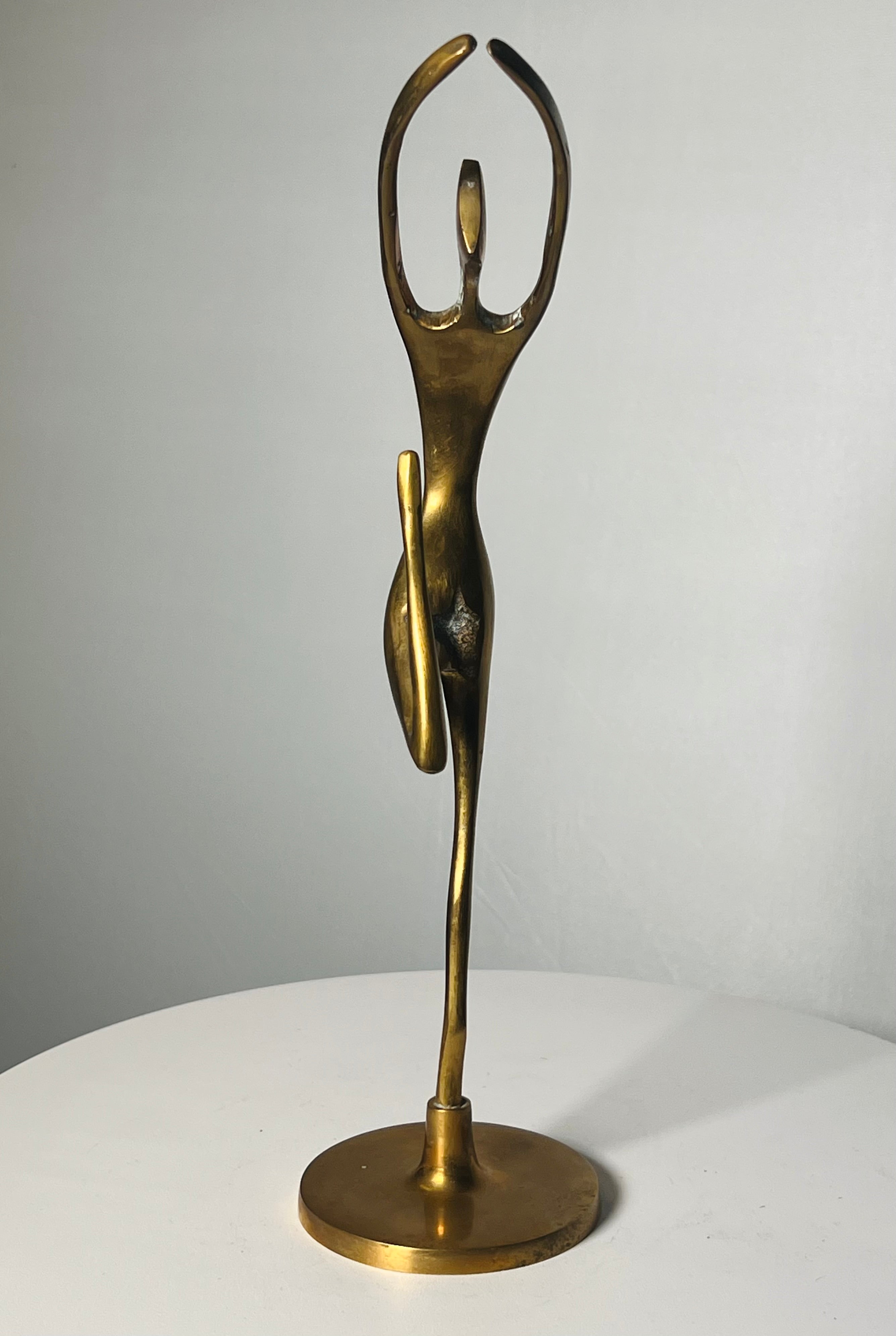 Vintage 1970s Brass Ballerina Sculptures (Set or Individuals) (Vintage)