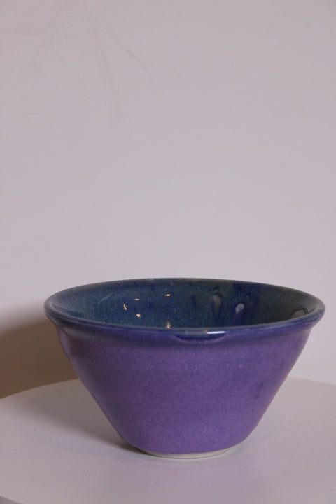 Signed Purple Blue Studio Bowl