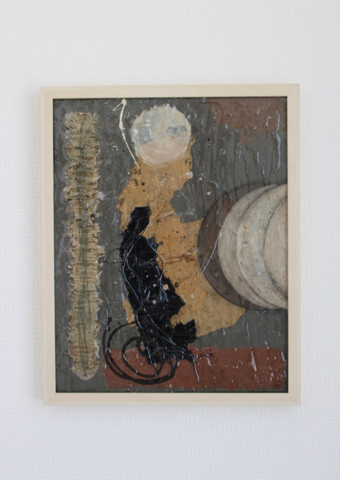 Angela Dickerson Nocturne Vessel Study Original Framed Artwork