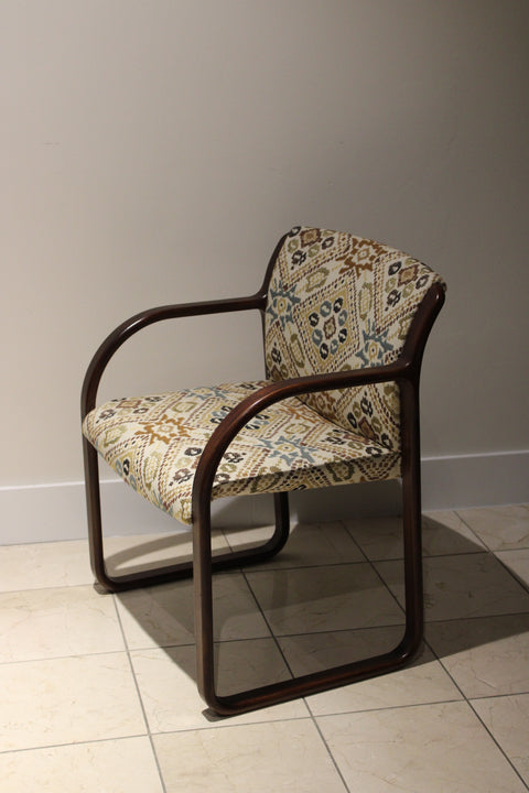 Vintage Brentwood Cantilever Dining Chairs (Set of 4) | Mid-Century Chrome Dining Chairs