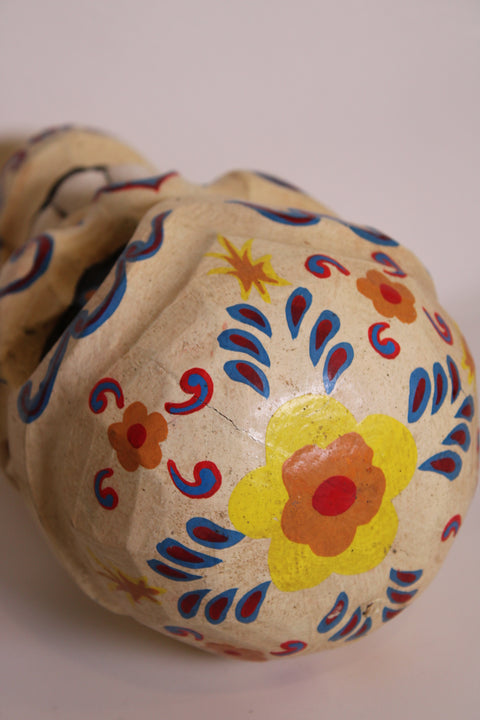 Painted Sugar Skull Sculpture