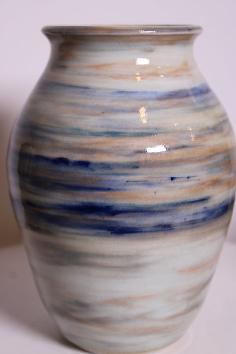 Charles Norman Signed Studio Pottery Vase | Handmade Ceramic Vessel