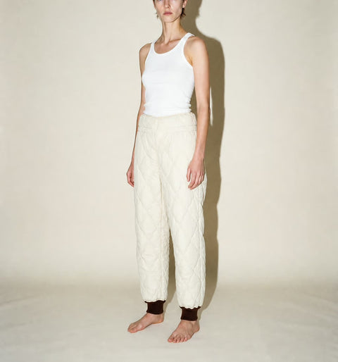 Vintage Army Puffer Pants | Quilted Utility Trousers