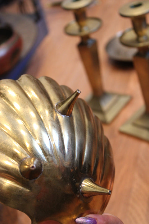 Brass Shell Trinket Dish