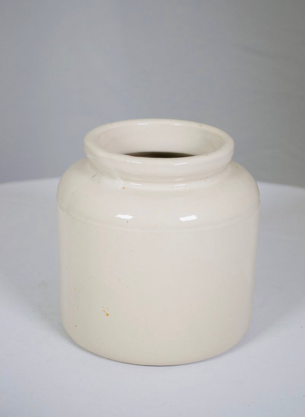 Cream  French Mustard Pot (Vintage)