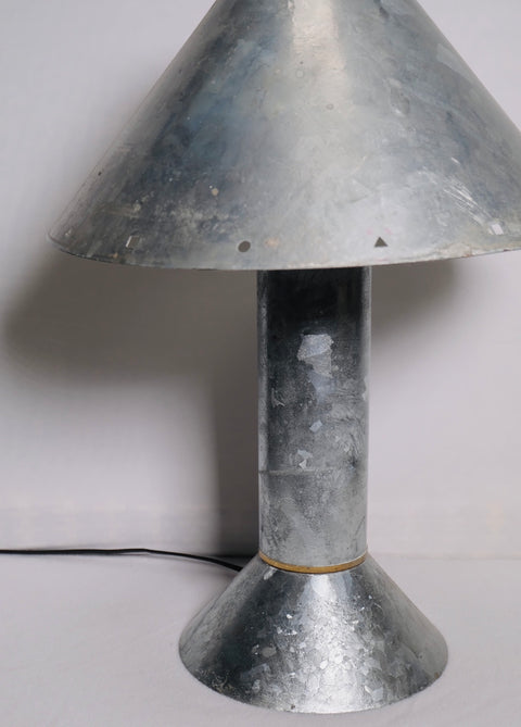 “Ron Rezek” Vintage Zinc Table Lamp