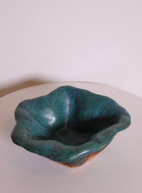 Turquoise Flared Studio Bowl