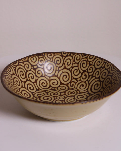 Vintage Island Collection Made in Japan Spiral Pattern Plate
