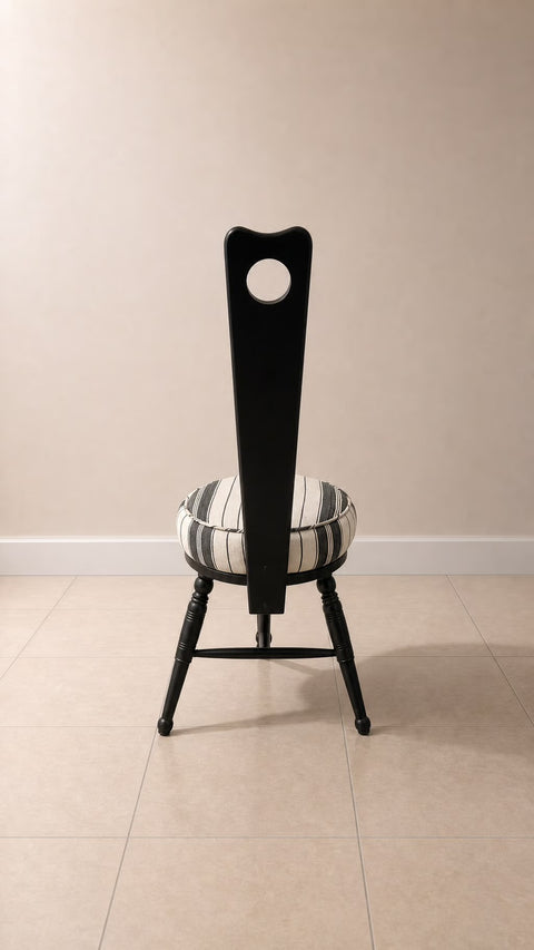Vintage 1960s Three Legged Spinning Chair