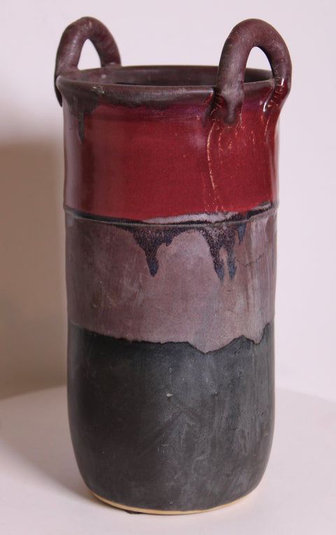 Judy Jackson Stoneware Handled Vessel