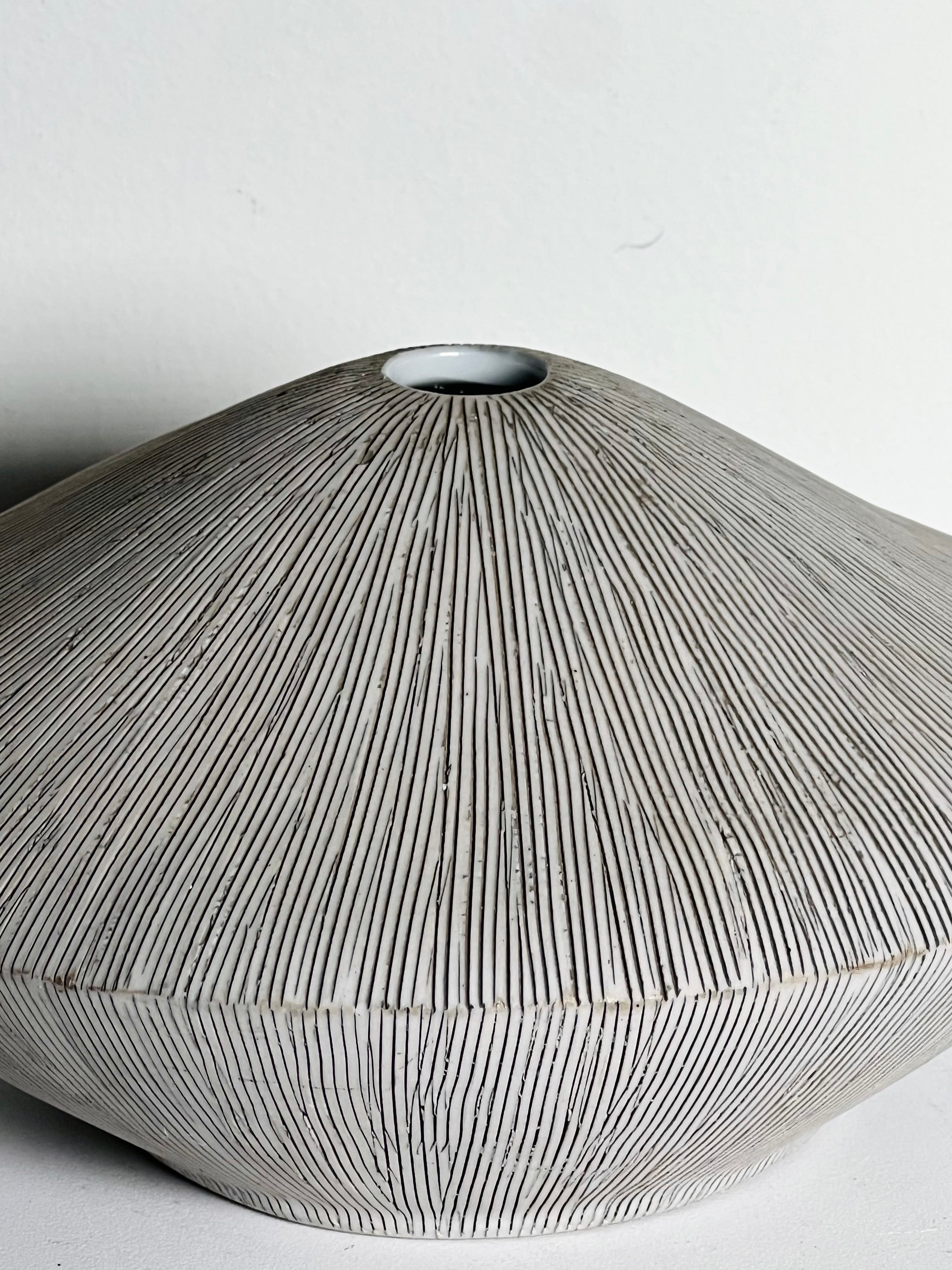 Sea Urchin Grey Bud Vase (Vintage)