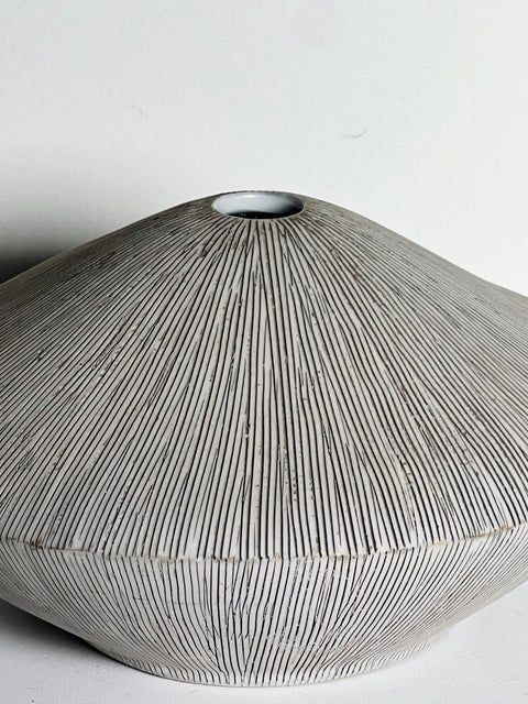 Sea Urchin Grey Bud Vase