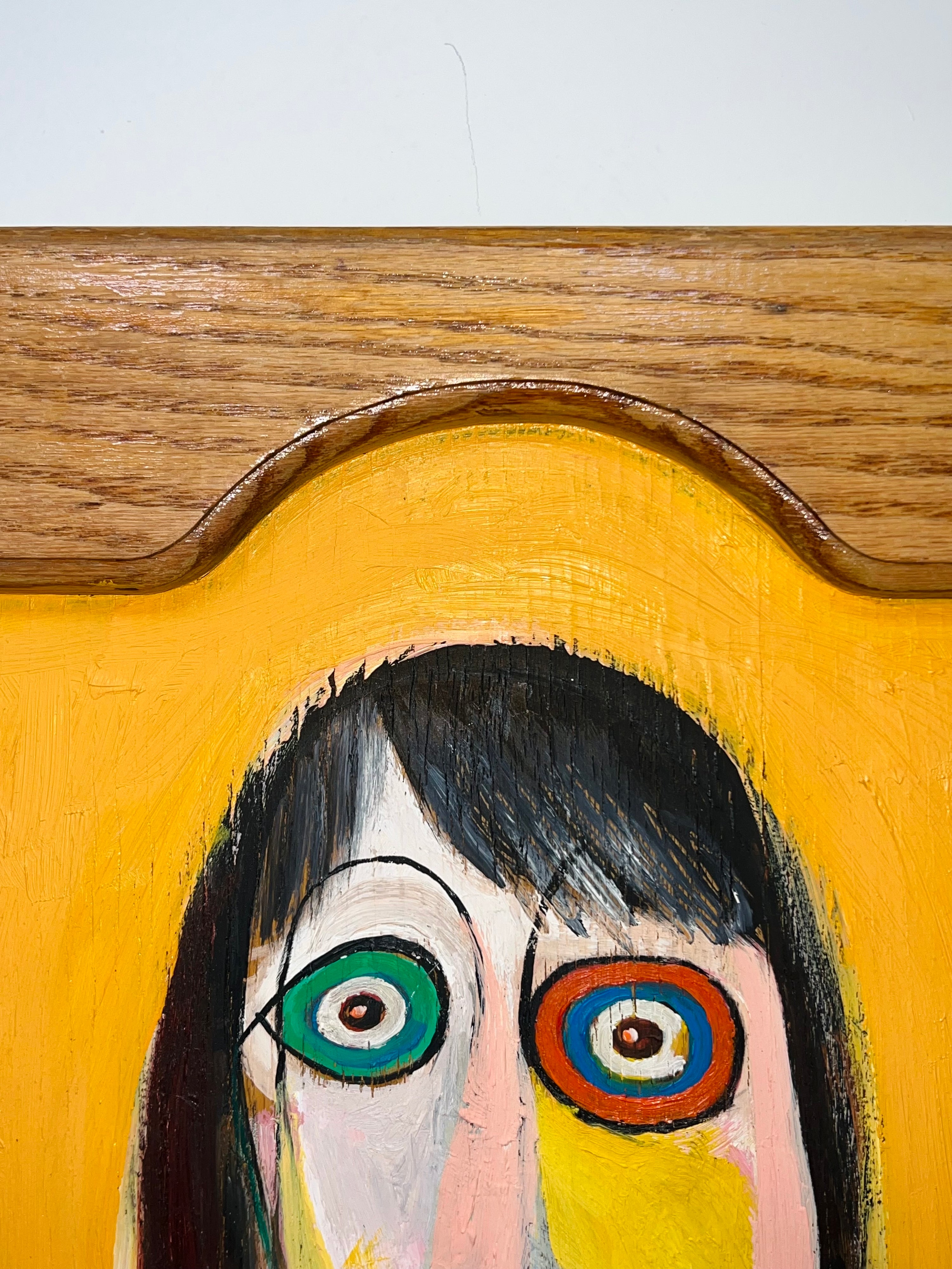 “Mustard Madam” Abstract (Vintage)