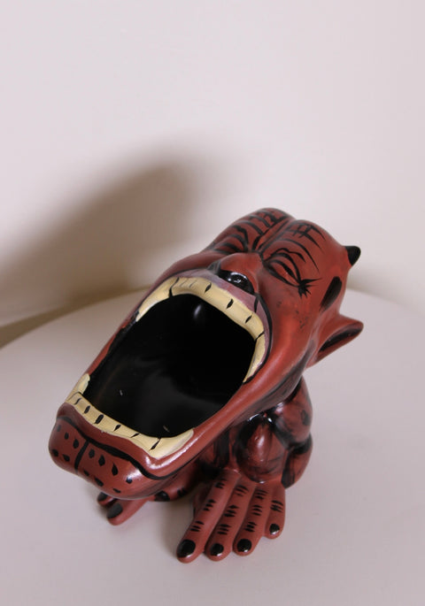 Tiger Face Bowl Vessel