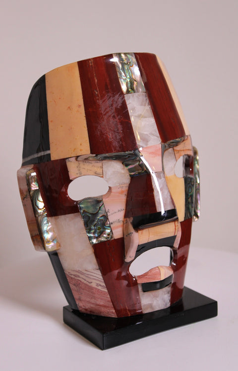 Mother of Pearl
 Death Mask Mosaic Sculpture