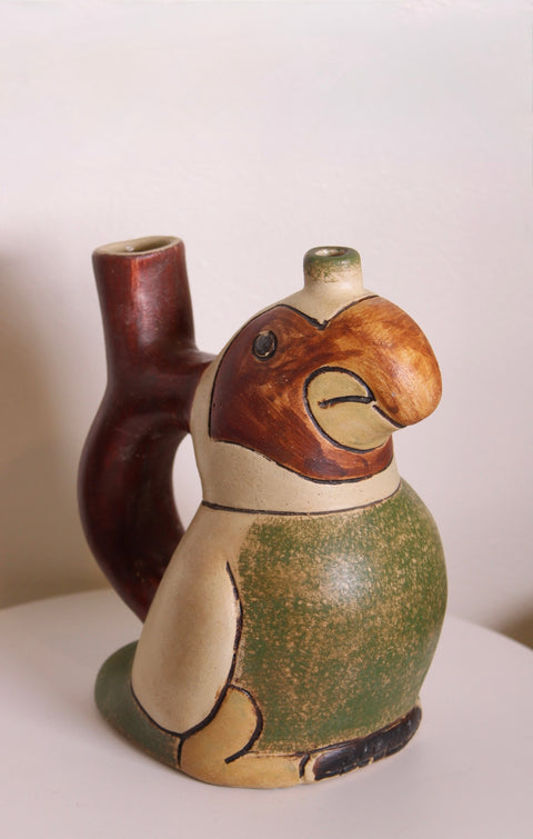 Modern Bird Form Ceramic Jug