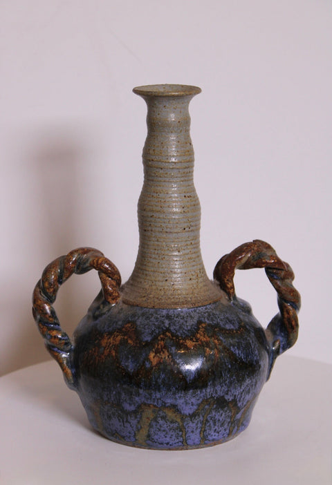 Signed PA Twisted Handle Studio Ewer