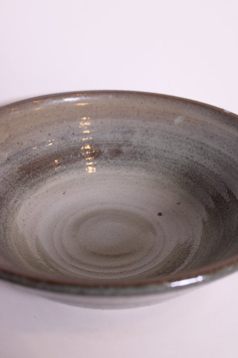 Vintage Studio Pottery Serving Bowl Handmade Stoneware