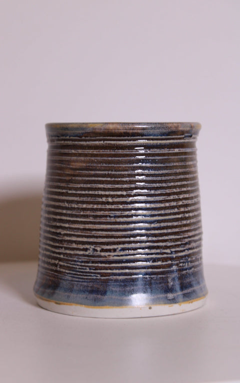 Volcanic Black Studio Vase