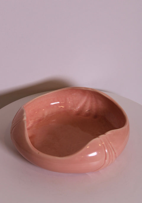 Blush Organic Low Ceramic Vessel