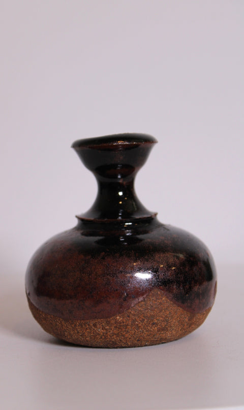 Small Signed Studio Pottery Vessel | Hand-Thrown Ceramic