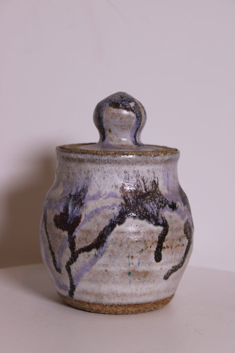 Monochrome Smoke Orb Studio Vase